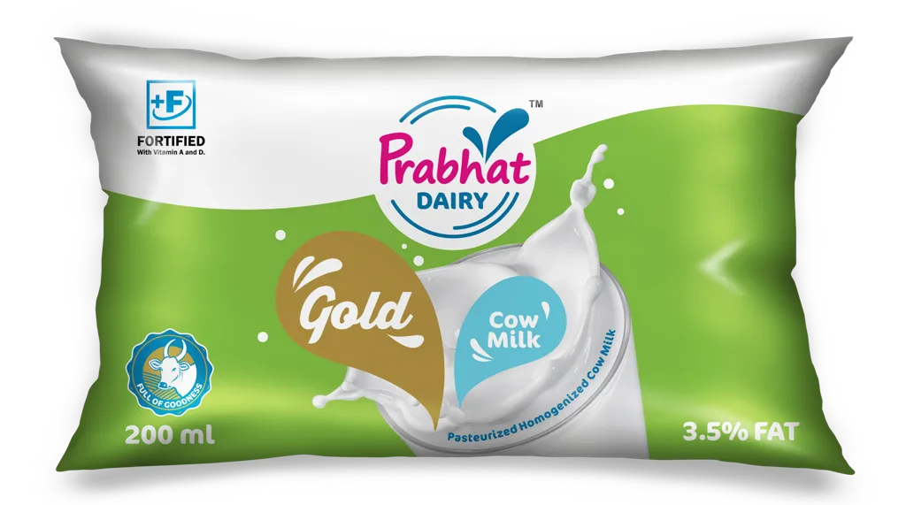Prabhat Dairy Gold Milk Pouch 200ml